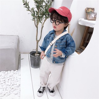 Áo khoác Jean (Denim) xuất Hàn chất lừ cho bé trai bé gái
