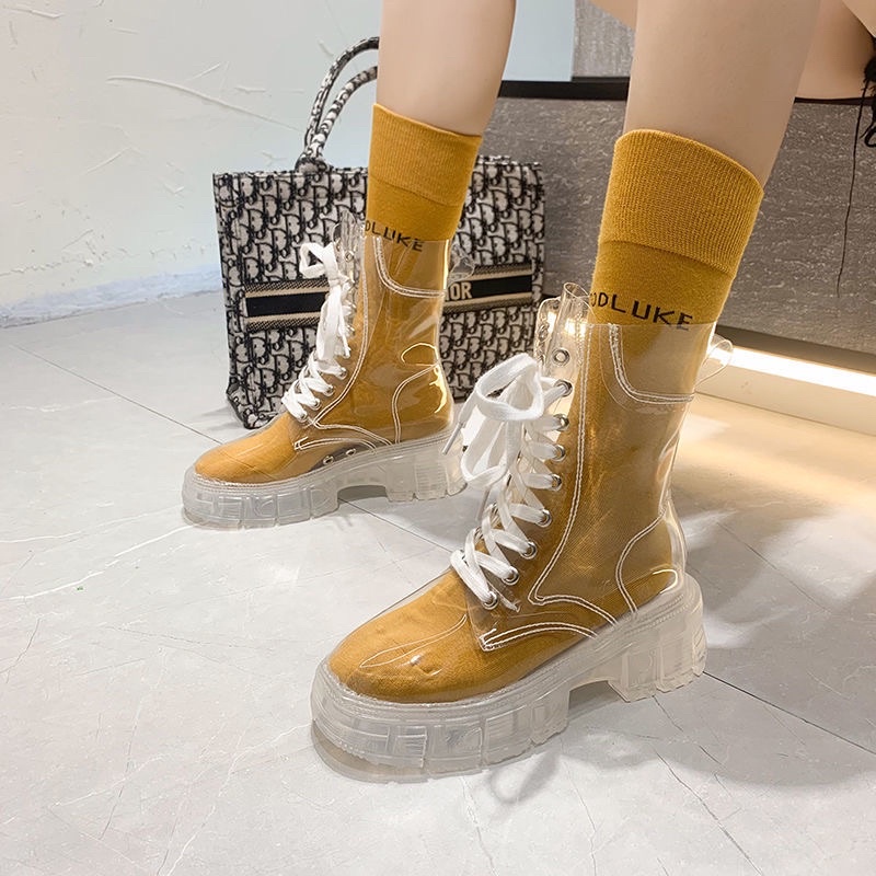 BOOT GIÀY TRONG SUỐT THỜI TRANG HOTHIT 2022