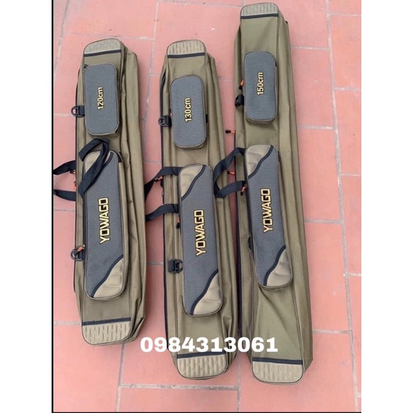 Bao Đựng Cần YOWAGO 3 ngăn chính , 3 ngăn phụ