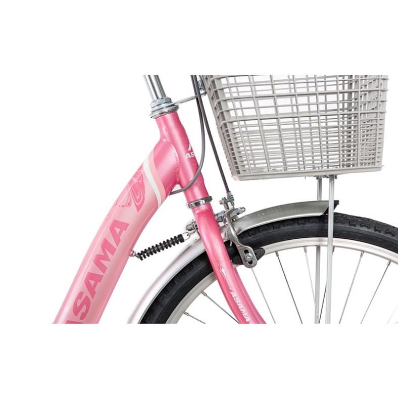 Xe đạp chính hãng thời  trang  nữ  ASAMA BREEZE 24” . Cam kết hàng chính hãng .CLD - BR 2402