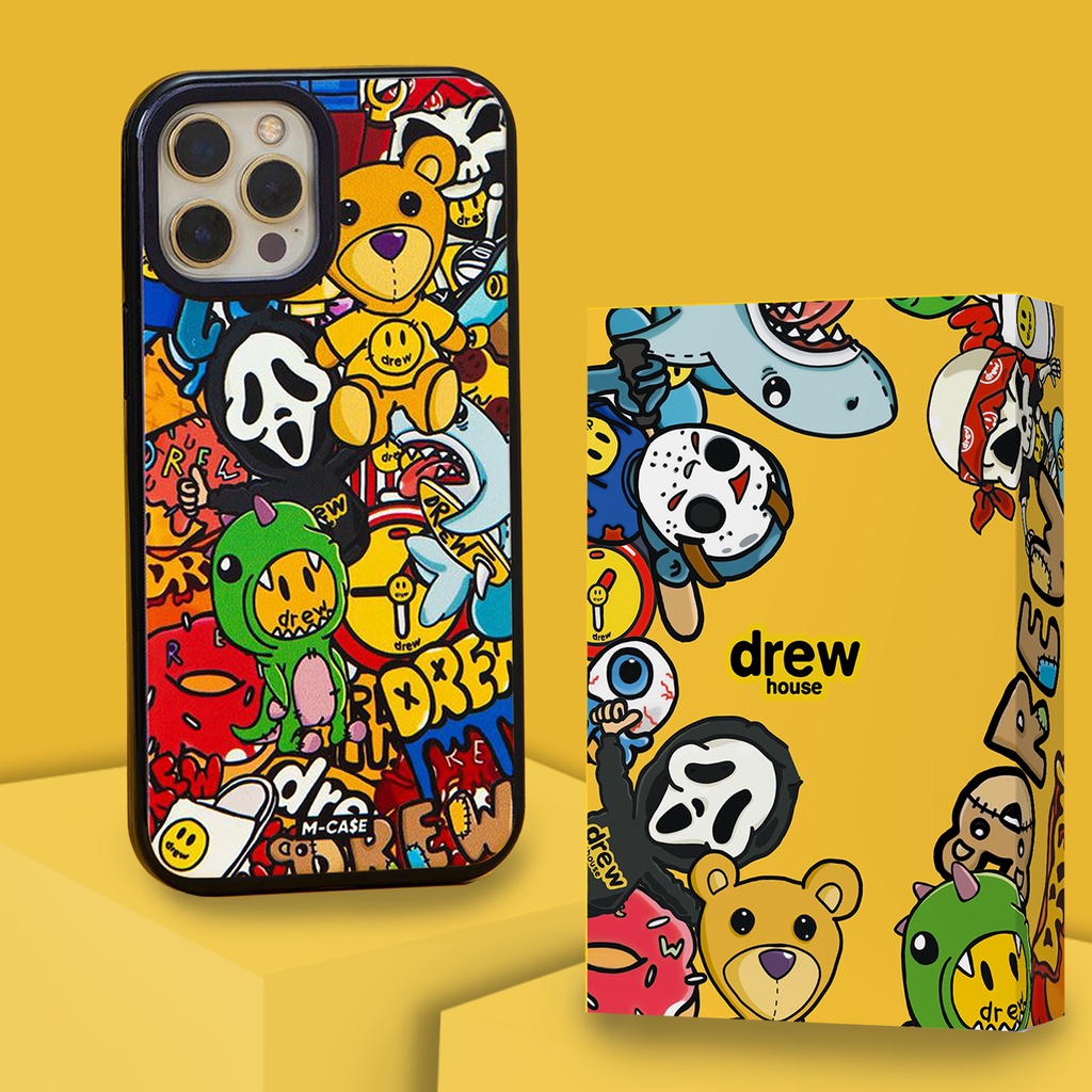 Ốp lưng chống sốc Drew Sticker 2.0 7 plus/8 plus/X/Xs/XR/Xs max/11/11 pro max/12/12 pro max phụ kiện điện thoại MCASE