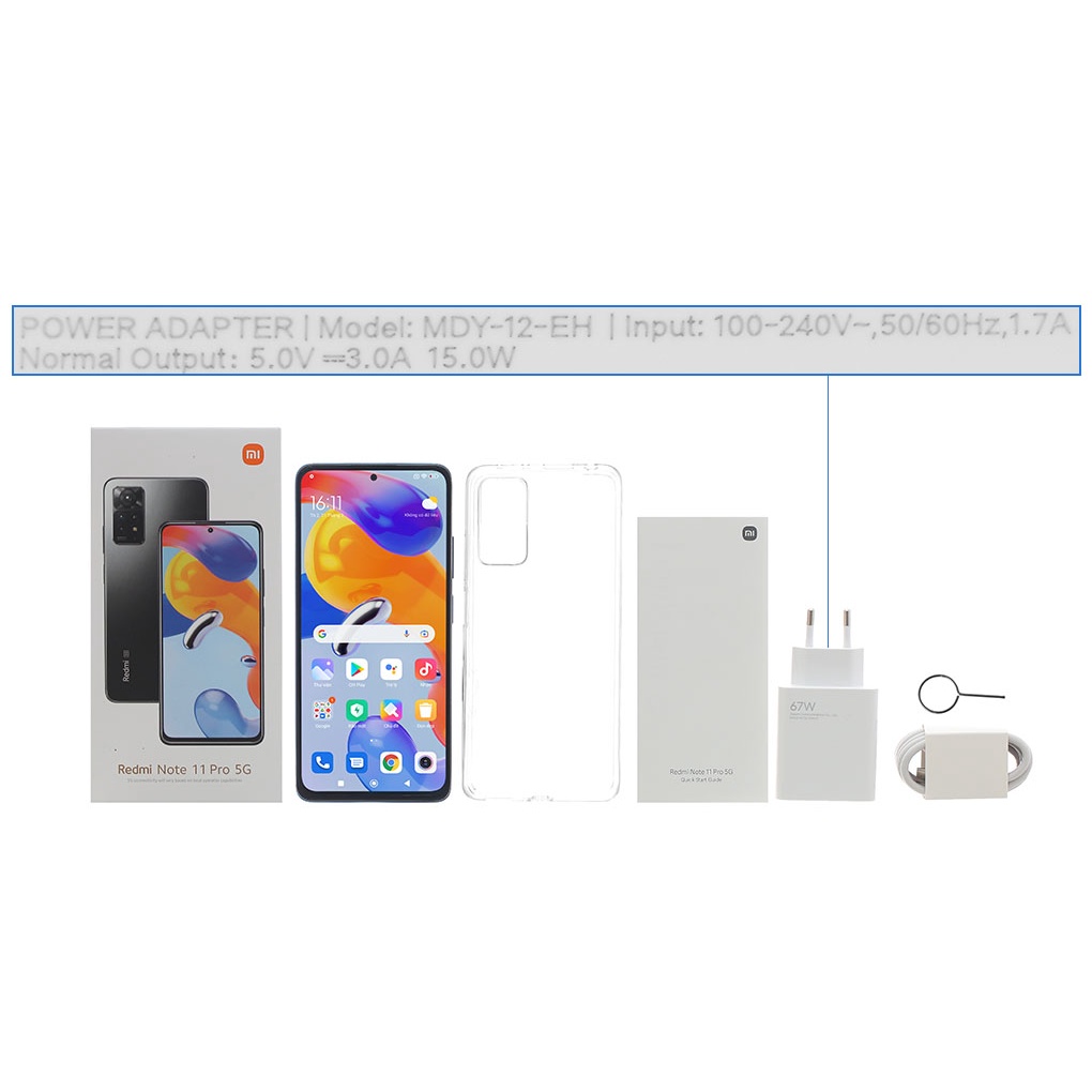 Điện thoại Xiaomi Redmi Note 11 Pro 5G - Hàng Chính Hãng, mới 100%, Bảo hành 18 tháng