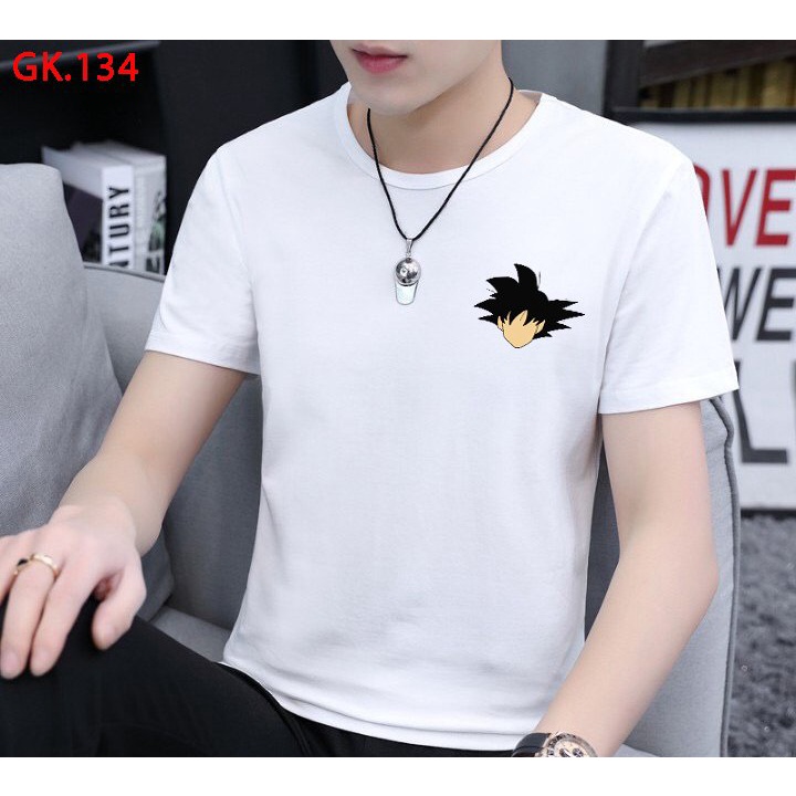 áo thun nam bé trai in hình songoku dragon ball 7 viên ngọc rồng, cotton co giản thoải mái