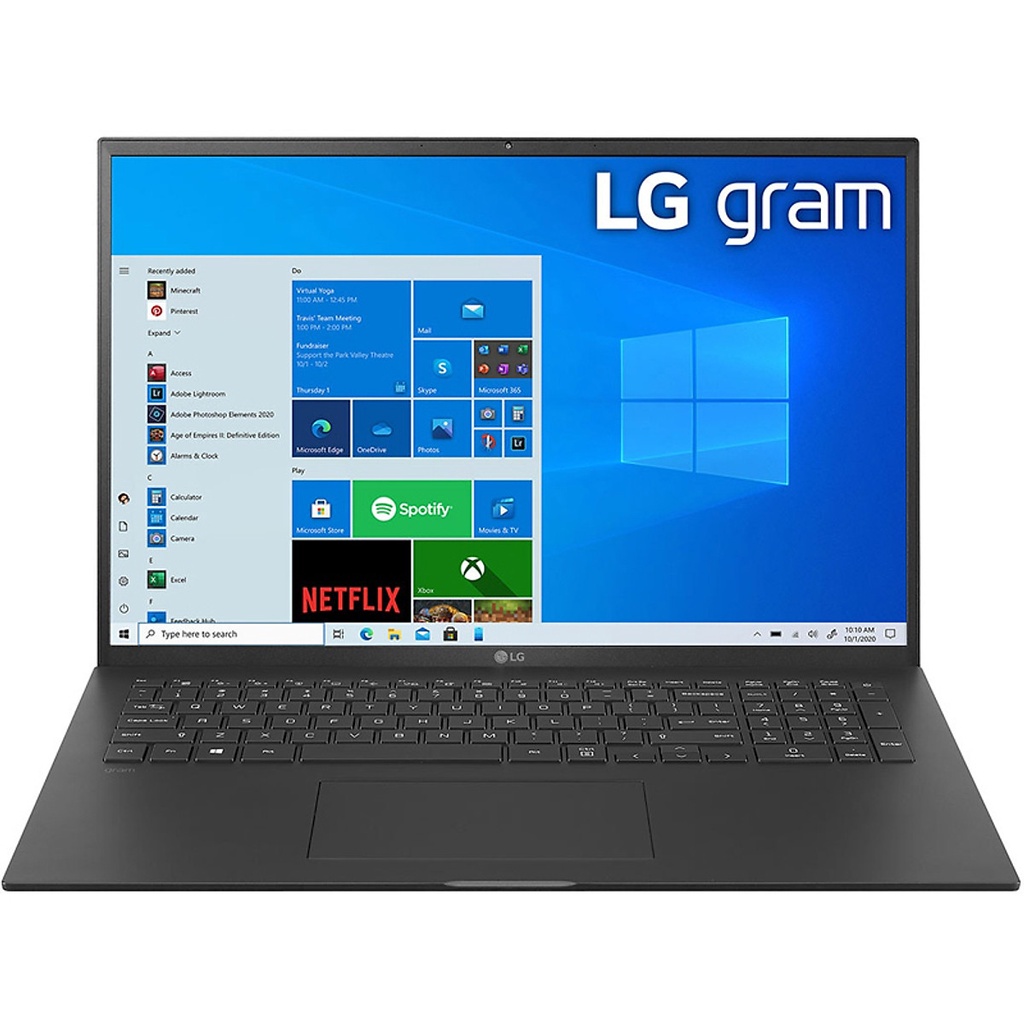 Laptop LG Gram 2021 17Z90P-G.AH78A5 (Core i7-1165G7/ 16GB LPDDR4X/ 1TB SSD NVMe/ 17&quot; WQXGA IPS/ Win10)-Hàng chính hãng