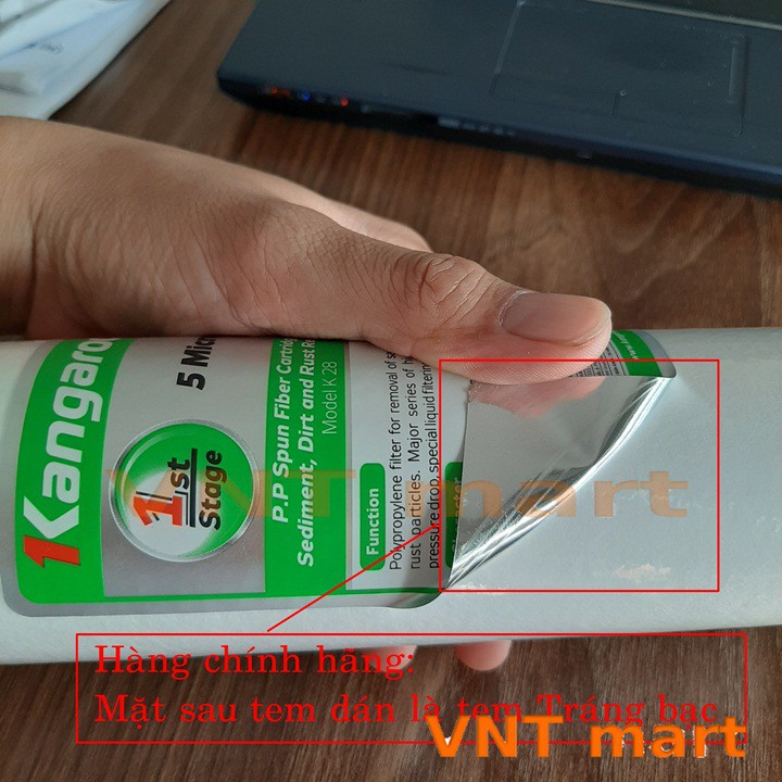 Lõi lọc nước Kangaroo – Lõi số 1 - Phụ kiện máy lọc nước Kangaroo – VNT Mart