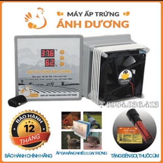 Máy ấp trứng mini Ánh Dương TẶNG ĐÈN SOI TRỨNG - máy ấp trứng gà, vịt, gia cầm - lắp vào thùng xốp