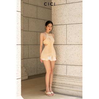 Áo kiểu cổ yếm hở lưng Berman