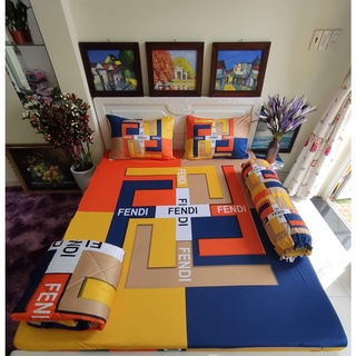 Bộ drap thun ý 5d 1m6*2m, nhiều màu