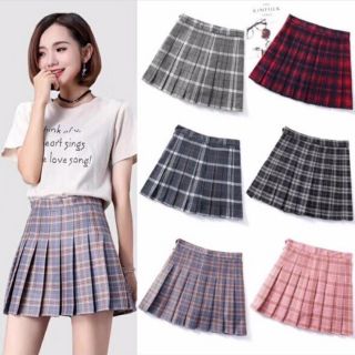 Chân váy Tennis caro xòe - skirt caro - chân váy tennis ngắn xếp ly siêu hot