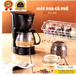 Máy pha cà phê espresso tự động bear kfj-403 - bh 1 năm