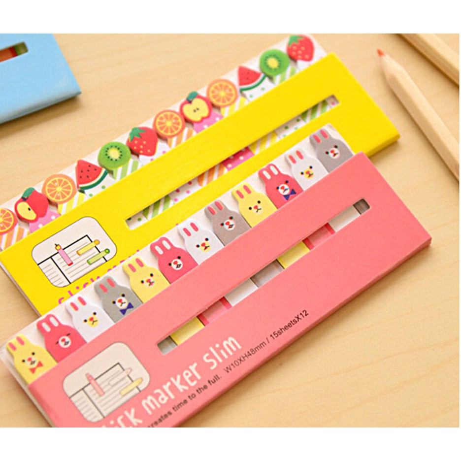 2015 Sticker Bookmark Marker Memo Flags Index Pad Tab Sticky Notes