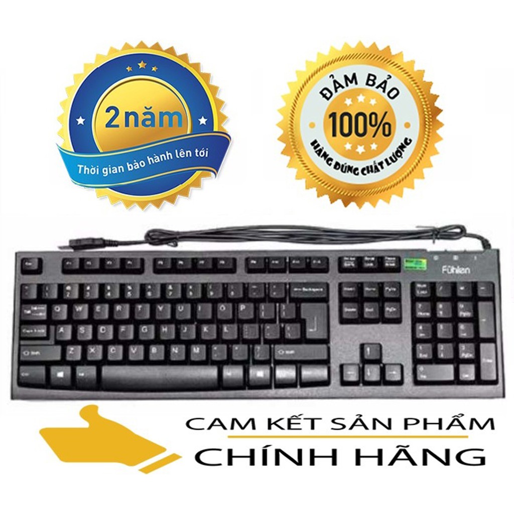 COMBO Bộ Bàn Phím Chuột Có Dây Fuhlen L102 + L411 Chính Hãng | BigBuy360 - bigbuy360.vn