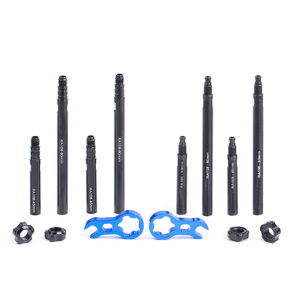 Thanh Nối Dài Van Xe Đạp 80mm Kèm Cờ Lê 45mm Ra108