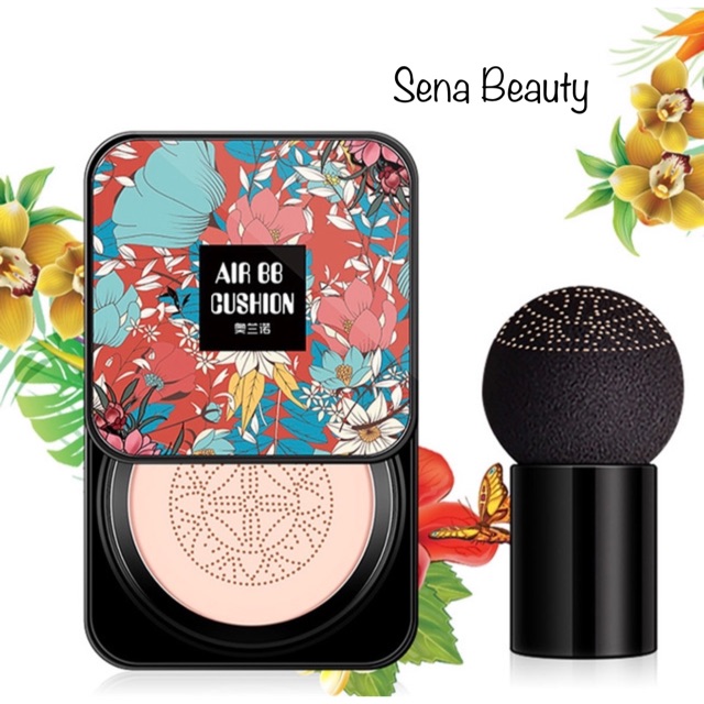 Phấn nước cushion Oranot Air BB tặng kèm mút tán hình nấm Sena Beauty