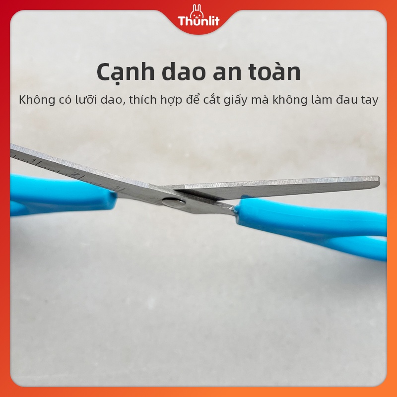 Kéo cắt thủ công Thunlit đa năng an toàn cho trẻ em