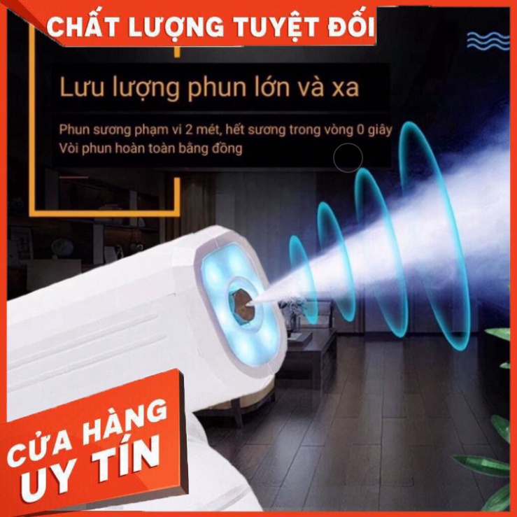 [Máy Phun Khử Khuẩn Nano], Máy Xịt Khử Khuẩn Cầm Tay Chống Dịch Bảo Vệ An Toàn, Hiểu Quả Cho Gia Đình PK KuBen