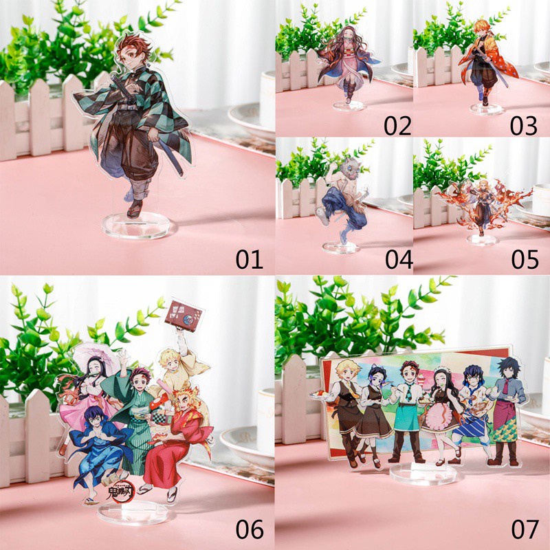 Mô hình nhân vật Anime Demon Slayer bằng acrylic có thể đặt đứng được