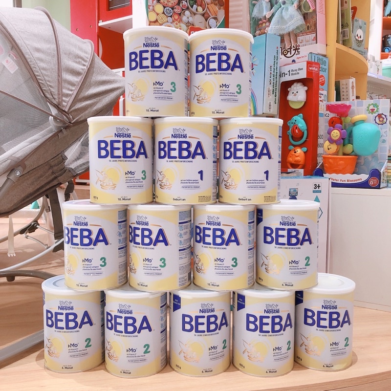 {CÓ SẴN SỐ 1,2,3} Sữa BEBA hỗ trợ tăng cân, Hàng nội địa Đức 800g