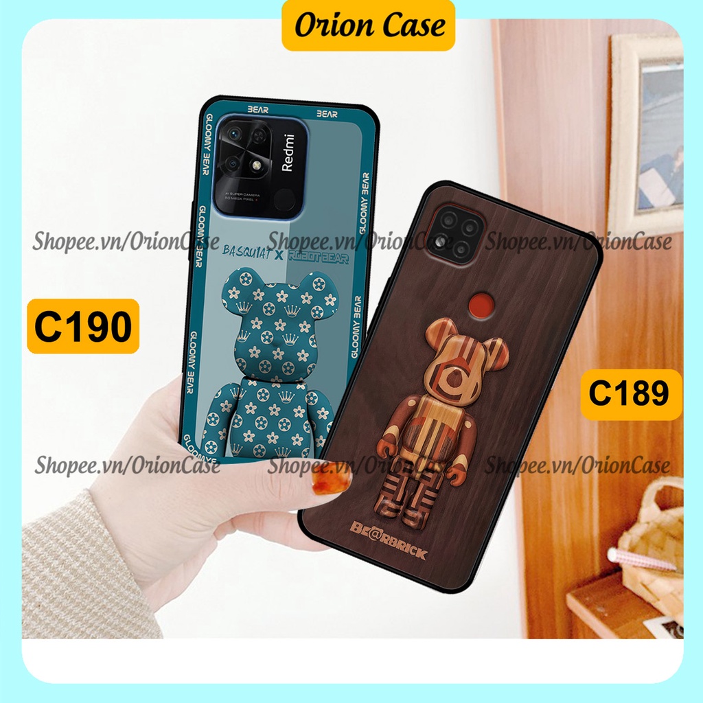 Ốp lưng Xiaomi Redmi 9C -  Redmi 10C in hình bearbrick 3D thời trang, cá tính. ốp chống sốc, bền đẹp