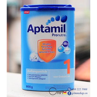 Sữa Aptamil Đức Pronutra 1 - 800g - cho trẻ từ 1-6 tháng