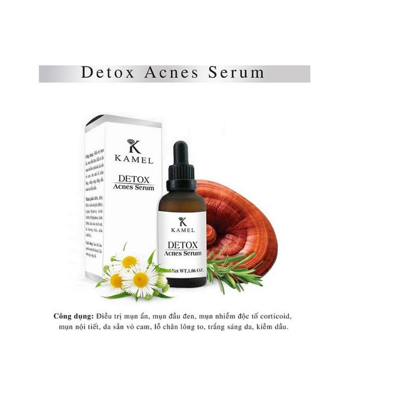 Detox Acnes Serum - Serum loại bỏ mụn Kamel 10ml