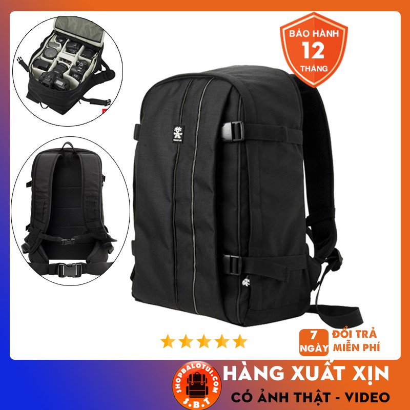 Balo máy ảnh [ CAM KẾT CHẤT LƯỢNG ] Balo máy ảnh Crumpler JackPack Full Photo - Thiết kế thông minh CHỐNG SỐC CHỐNG NƯỚC