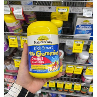 Kẹo Kids Smart Vita Gummies Omega 3 Fish Oil 60 viên