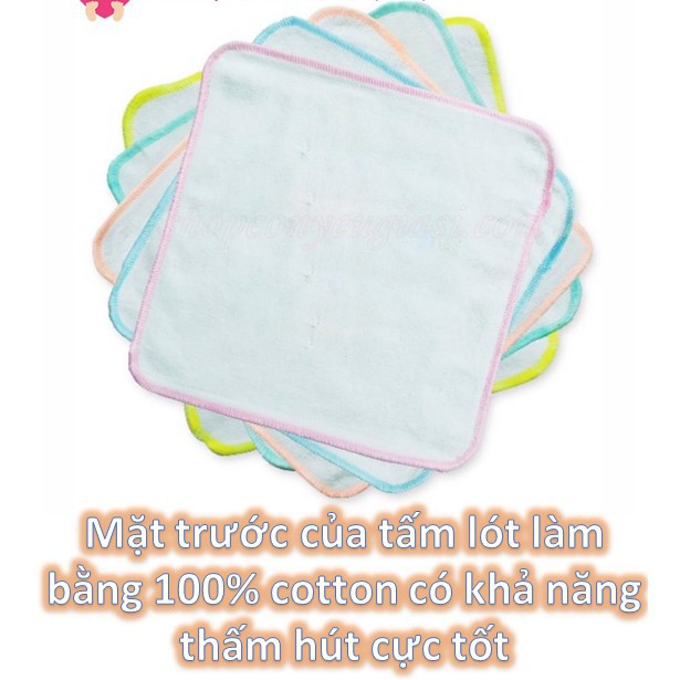 {CHÍNH HÃNG} - Set 8 Tấm Lót Sơ Sinh Chống Thấm Cực Tốt Aiko