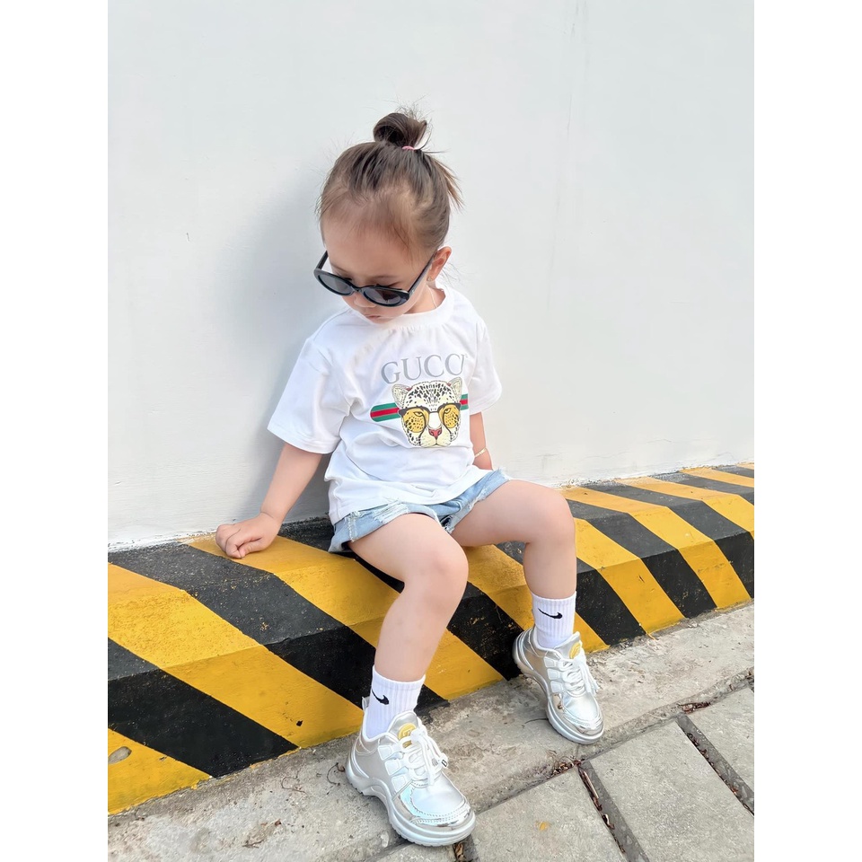 Áo thun cho bé họa tiết hổ vải cotton mềm mịn, thoáng mát – Sammy_VN