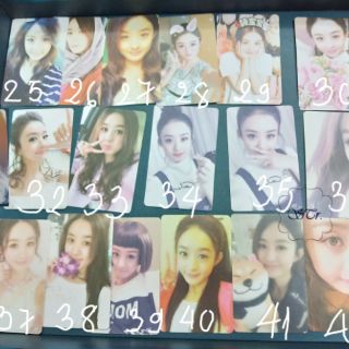 [CÓ SẴN] Card Triệu Lệ Dĩnh (lẻ)