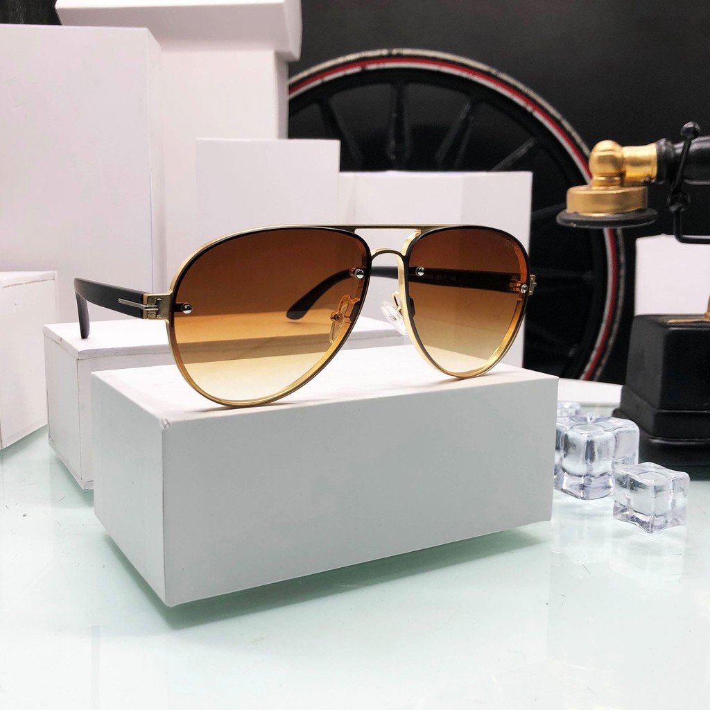 Mắt Kính Nam Nữ Cao Cấp TomF K89 Trà Nâu