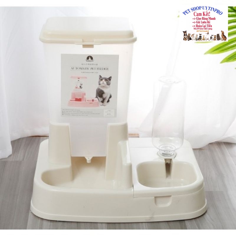 KHAY ĐỰNG THỨC ĂN VÀ NƯỚC CHO CHÓ MÈO THÚ CƯNG PET 2 in 1 Siêu tiện lợi Chất liệu nhựa cao cấp