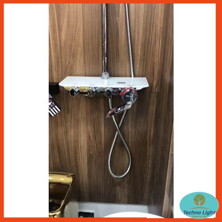 Sen cây, sen tắm đứng nóng lạnh cao cấp KOBESI chất liệu đồng sơn tĩnh điện
