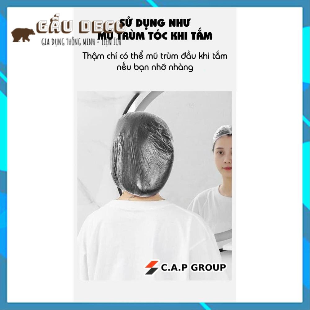 Màng bọc thực phẩm hình Gấu FREESHIP]  Co giãn tái sử dụng có chun bọc đồ ăn rất nhanh