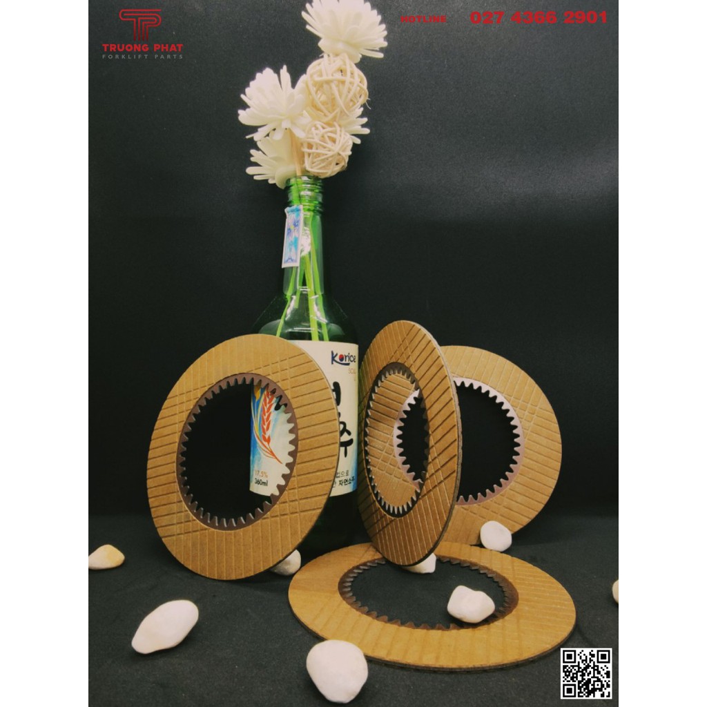 PHỤ TÙNG XE NÂNG - LÁ BỐ HỘP SỐ 3EA-15-11173 - FRICTION PLATE KOMATSU/MITSUBISHI/TCM