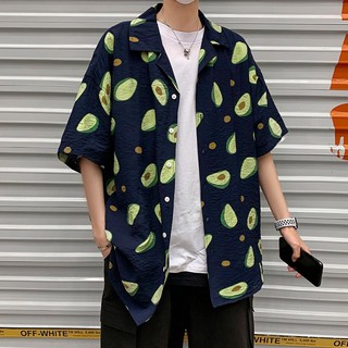 Áo sơ mi họa tiết unisex