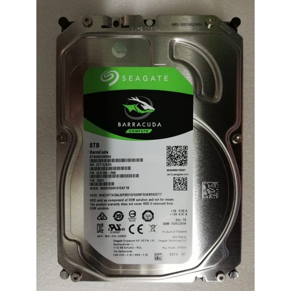 Ổ cứng HDD seagate 8T chính hãng, mới, nguyên seal