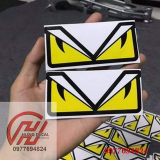 Combo 2 tem fendi hình con mắt. dán mọi vị trí của xe " rẻ vô địch " rẻ vô địch