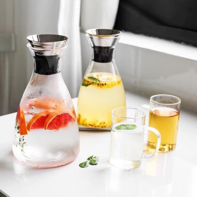 ❃∈Bình thủy tinh rót tự động, đựng rượu vang, detox