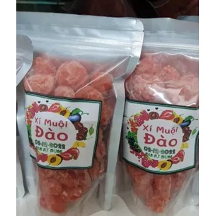 XÍ MUỘI NGỌT - XÍ MUỘI ĐÀO TÚI ZIP 200GR Trái khô ráo thơm ngon hàng y hình