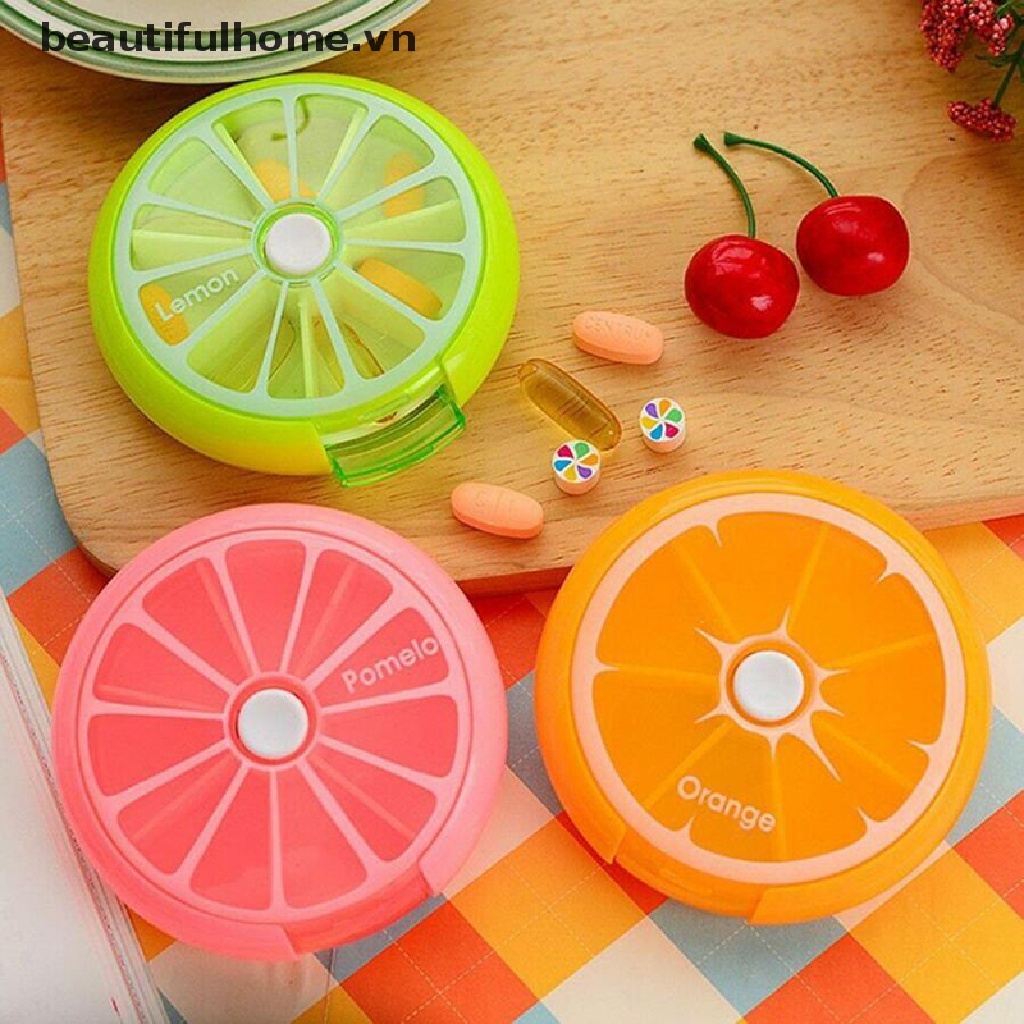 Hộp Đựng Thuốc Có Thể Xoay Tiện Dụng Khi Đi Du Lịch
