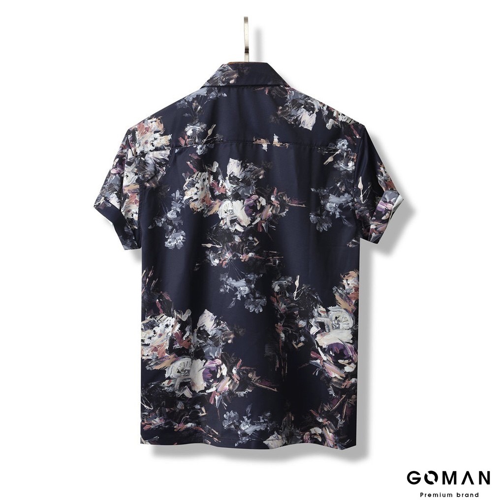 Áo sơ mi nam họa tiết GOMAN vải Lụa thoáng mát, không nhăn form suông SM009 |new arrival 2021| | BigBuy360 - bigbuy360.vn