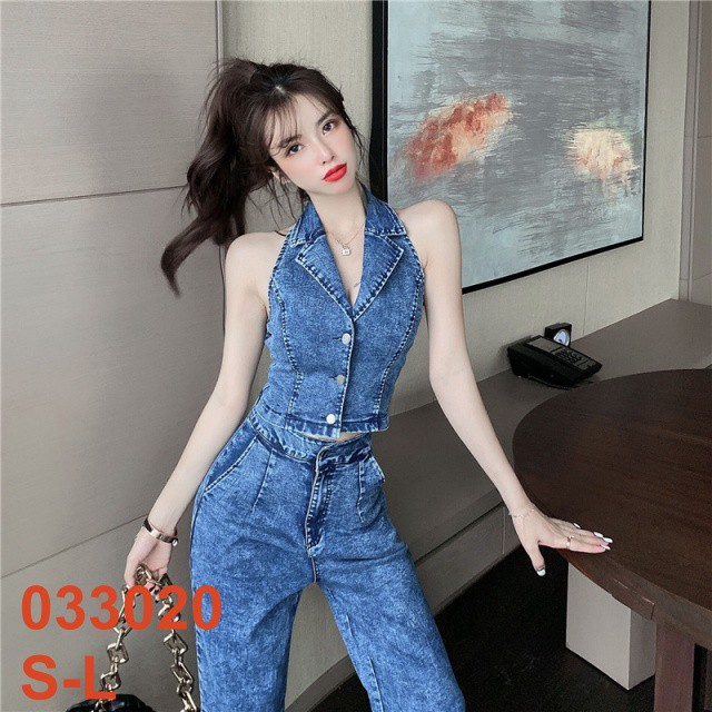 SET JEAN QUẢNG CHÂU SALES KHỦNG , sang chảnh, đẳng cấp quý cô đi làm, đi tiệc và sự kiện