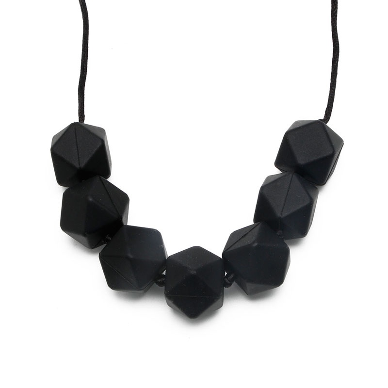 1 Chuỗi Hạt Đa Giác Bằng Silicon Dễ Thương Cho Bé Mọc Răng