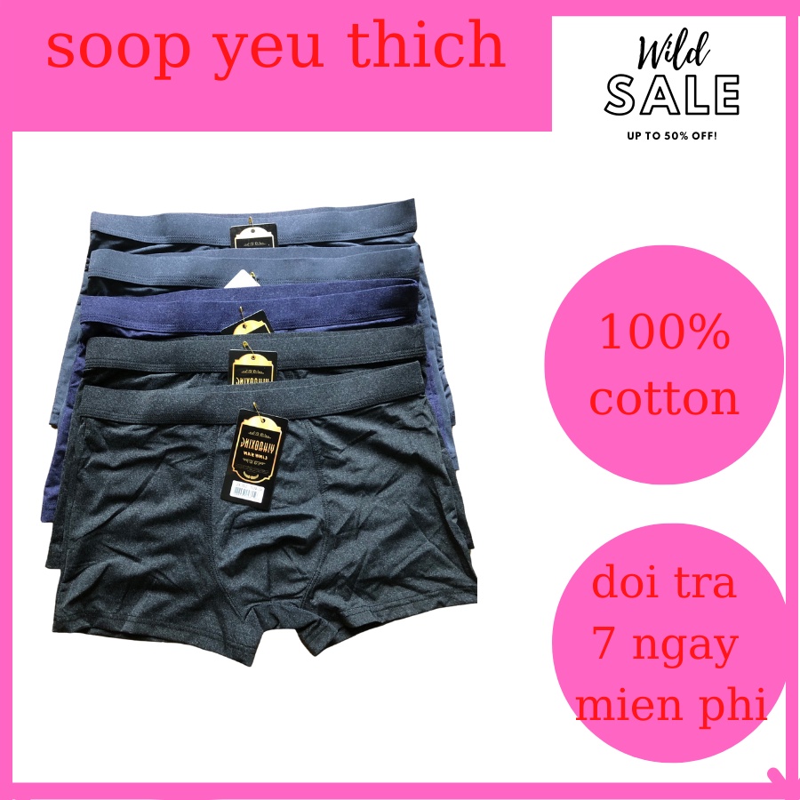 Quần lót  đùi thông hơi  bé trai  đang tuổi dạy thì 30-45 kg.quần sip đùi trẻ em nam 12 tuổi