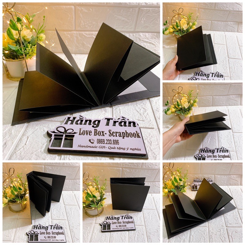 Khung trơn album ảnh (15x16x3,5cm)