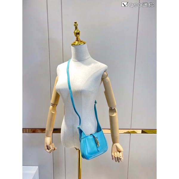 Túi xách Gc jackie hàng da thật sz 19 sẵn ship trắng, hồng, đen