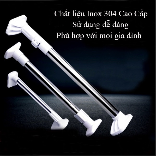 DEAL SỐC Cây Phơi Treo Đồ Gắp Gọn Inox 304 Dày Dặn Chống Rỉ Sét Chịu Lực Chắn Chắc Lên Đến 30KG