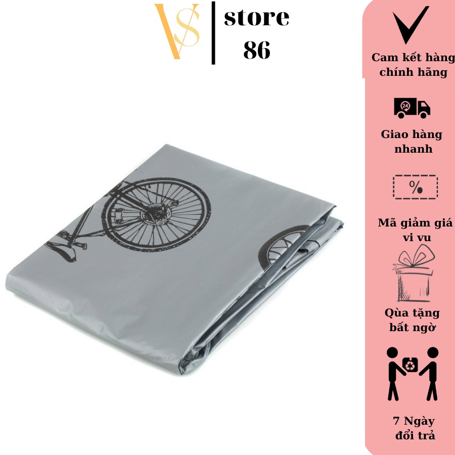 Bạt phủ xe máy ,xe đạp siêu tiện lợi - Aó trùm xe máy cao cấp che mưa chống nắng đa năng VS STORE