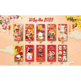 Sỉ 10 bao lì xì  Tết 2023 (được chọn mẫu)